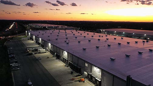 Warehouse roofing